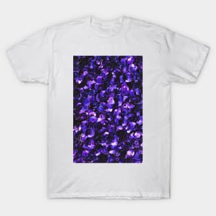 Purple Scattered Sequins T-Shirt